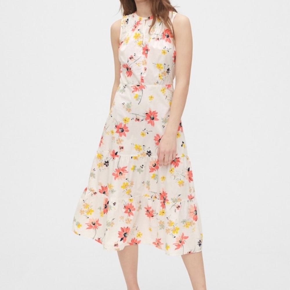 Gap Sleeveless Midi Dress